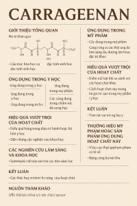 Carrageenan La Hoat Chat Gi Cong Dung Trong Duoc My Pham