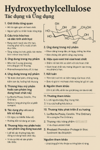 Hydroxyethylcellulose La Hoat Chat Gi Cong Dung Trong Duoc My Pham