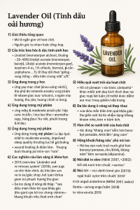 Lavender Oil La Hoat Chat Gi Cong Dung Trong Duoc My Pham