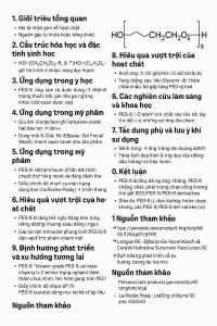 PEG 8 La Hoat Chat Gi Cong Dung Trong Duoc My Pham