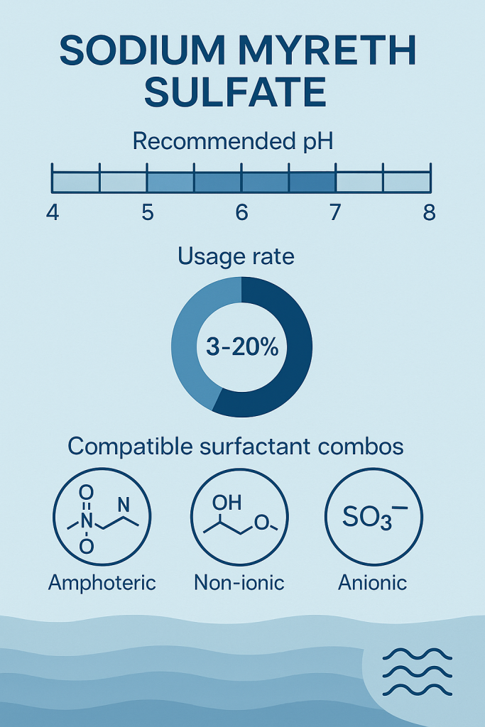 Sodium Myreth Sulfate La Hoat Chat Gi Cong Dung Trong Duoc My Pham