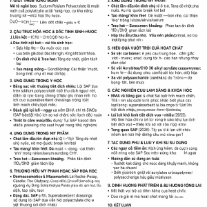 Sodium Polyacrylate La Hoat Chat Gi Cong Dung Trong Duoc My Pham