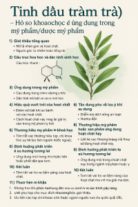 Tea Tree Oil La Hoat Chat Gi Cong Dung Trong Duoc My Pham