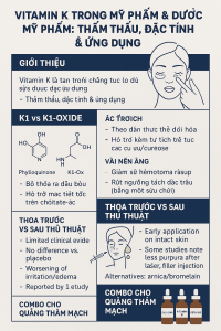 Vitamin K La Hoat Chat Gi Cong Dung Trong Duoc My Pham