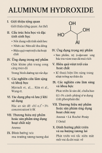 Aluminum Hydroxide La Hoat Chat Gi Cong Dung Trong Duoc My Pham