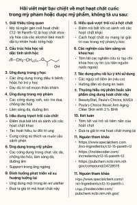 C12 15 Pareth 12 La Hoat Chat Gi Cong Dung Trong Duoc My Pham