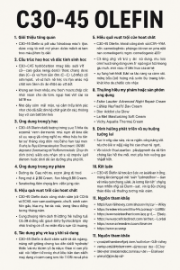 C30 45 Olefin La Hoat Chat Gi Cong Dung Trong Duoc My Pham
