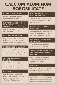 Calcium Aluminum Borosilicate La Hoat Chat Gi Cong Dung Trong Duoc My Pham