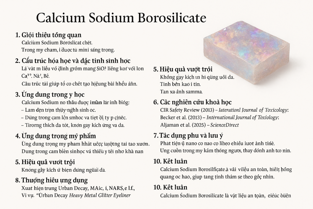 Calcium Sodium Borosilicate La Hoat Chat Gi Cong Dung Trong Duoc My Pham