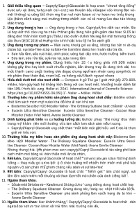 Caprylyl Capryl Glucoside La Hoat Chat Gi Cong Dung Trong Duoc My Pham