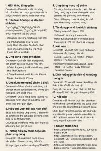 Ceteareth 25 La Hoat Chat Gi Cong Dung Trong Duoc My Pham