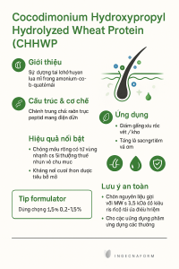 Cocodimonium Hydroxypropyl Hydrolyzed Wheat Protein La Hoat Chat Gi Cong Dung Trong Duoc My Pham