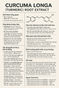 Curcuma Longa Turmeric Root Extract La Hoat Chat Gi Cong Dung Trong Duoc My Pham