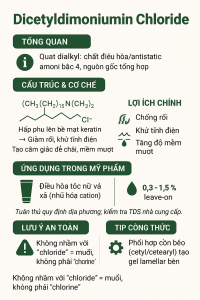 Dicetyldimonium Chloride La Hoat Chat Gi Cong Dung Trong Duoc My Pham