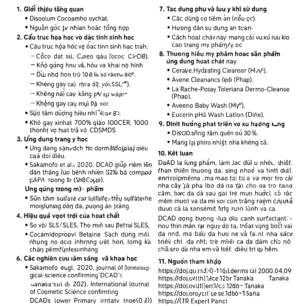 Disodium Cocoamphodiacetate La Hoat Chat Gi Cong Dung Trong Duoc My Pham