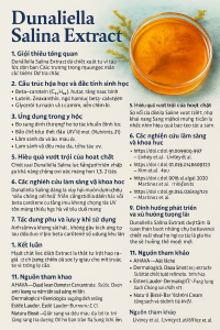 Dunaliella Salina Extract La Hoat Chat Gi Cong Dung Trong Duoc My Pham