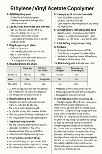 Ethylene Vinyl Acetate Copolymer La Hoat Chat Gi Cong Dung Trong Duoc My Pham