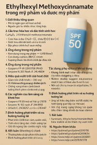 Ethylhexyl Methoxycinnamate La Hoat Chat Gi Cong Dung Trong Duoc My Pham