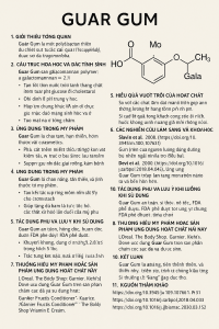Guar Gum La Hoat Chat Gi Cong Dung Trong Duoc My Pham