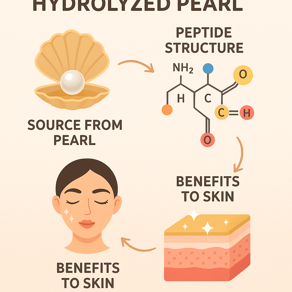 Hydrolyzed Pearl La Hoat Chat Gi Cong Dung Trong Duoc My Pham