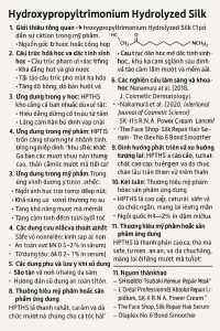 Hydroxypropyltrimonium Hydrolyzed Silk La Hoat Chat Gi Cong Dung Trong Duoc My Pham