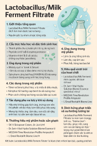 Lactobacillus Milk Ferment Filtrate La Hoat Chat Gi Cong Dung Trong Duoc My Pham