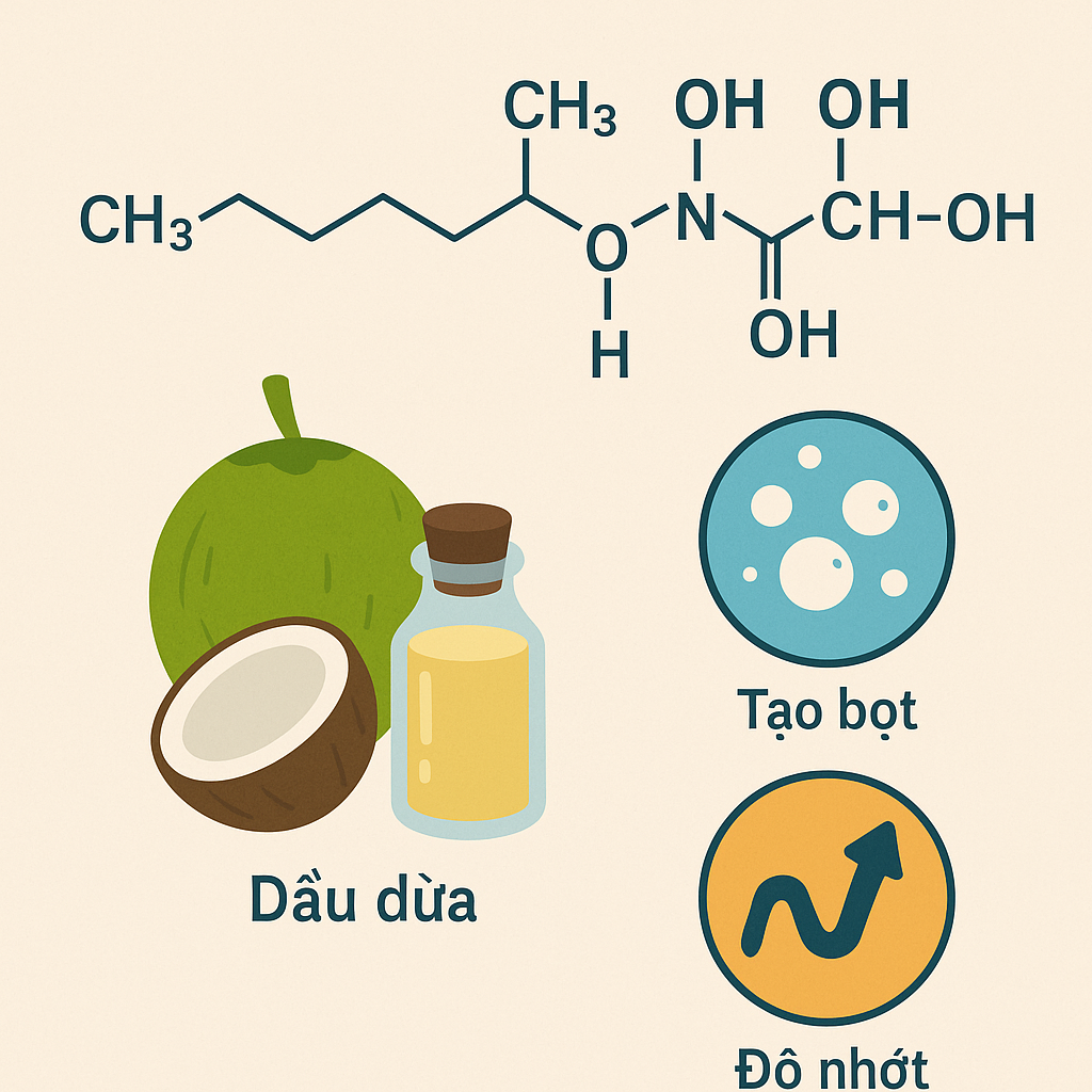 Lauramide DEA La Hoat Chat Gi Cong Dung Trong Duoc My Pham
