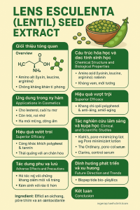 Lens Esculenta Lentil Seed Extract La Hoat Chat Gi Cong Dung Trong Duoc My Pham