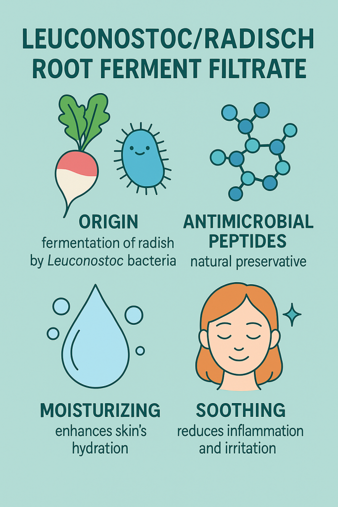 Leuconostoc Radish Root Ferment Filtrate La Hoat Chat Gi Cong Dung Trong Duoc My Pham