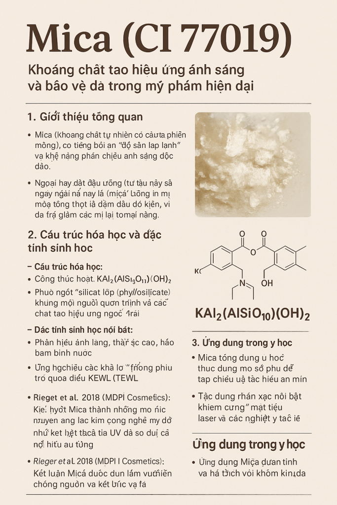 Mica CI 77019 La Hoat Chat Gi Cong Dung Trong Duoc My Pham