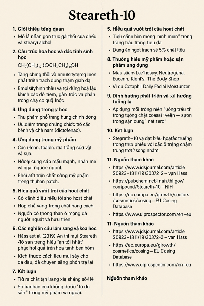 Myreth 3 Myristate La Hoat Chat Gi Cong Dung Trong Duoc My Pham