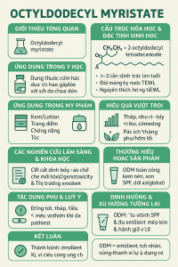 Octyldodecyl Myristate La Hoat Chat Gi Cong Dung Trong Duoc My Pham