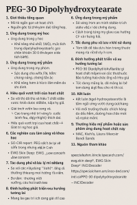 PEG 30 Dipolyhydroxystearate La Hoat Chat Gi Cong Dung Trong Duoc My Pham