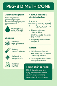 PEG 8 Dimethicone La Hoat Chat Gi Cong Dung Trong Duoc My Pham