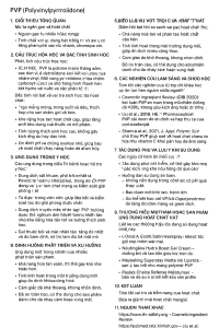 PVP La Hoat Chat Gi Cong Dung Trong Duoc My Pham