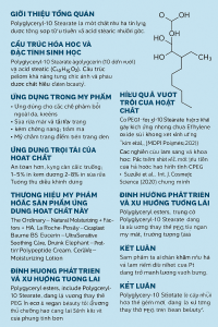 Polyglyceryl 10 Stearate La Hoat Chat Gi Cong Dung Trong Duoc My Pham