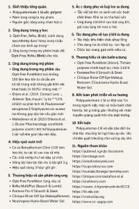 Polyquaternium 1 La Hoat Chat Gi Cong Dung Trong Duoc My Pham