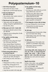 Polyquaternium 10 La Hoat Chat Gi Cong Dung Trong Duoc My Pham