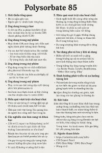 Polysorbate 85 La Hoat Chat Gi Cong Dung Trong Duoc My Pham