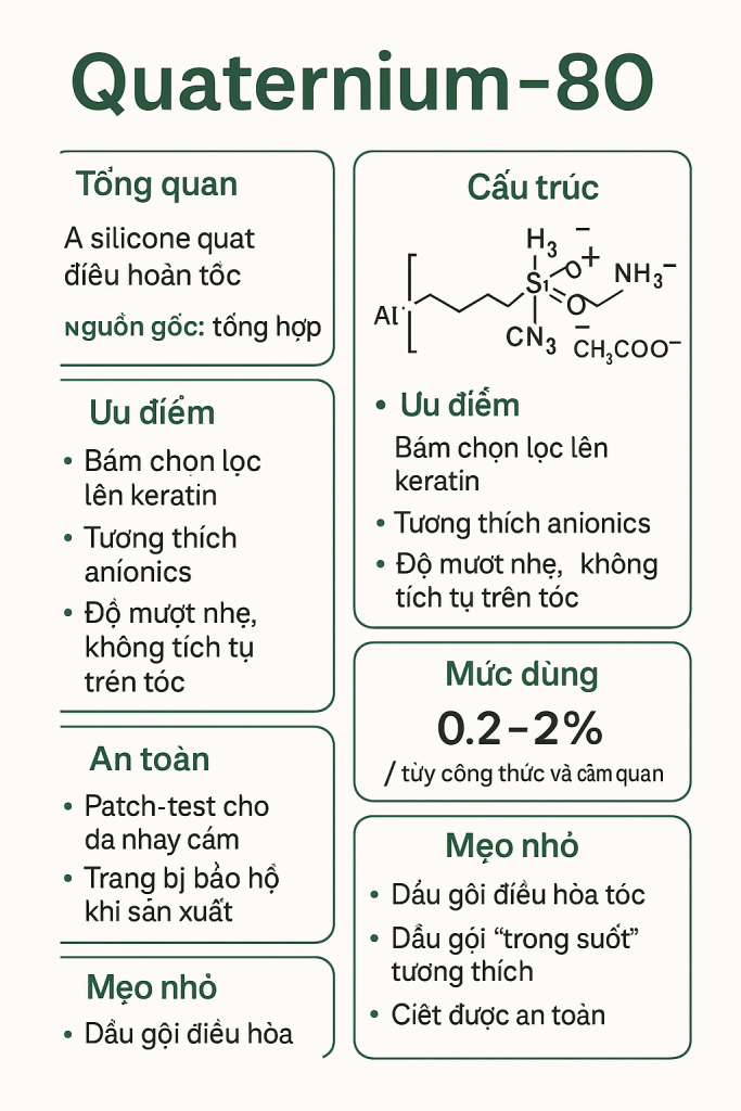 Quaternium 80 La Hoat Chat Gi Cong Dung Trong Duoc My Pham