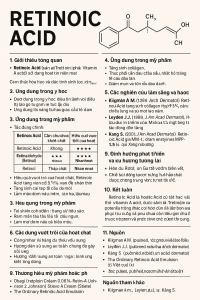 Retinoic Acid La Hoat Chat Gi Cong Dung Trong Duoc My Pham
