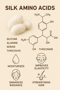 Silk Amino Acids La Hoat Chat Gi Cong Dung Trong Duoc My Pham