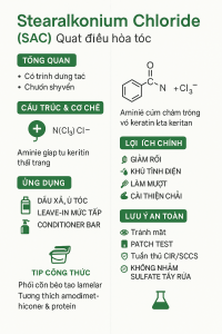 Stearalkonium Chloride La Hoat Chat Gi Cong Dung Trong Duoc My Pham