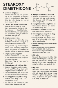 Stearoxy Dimethicone La Hoat Chat Gi Cong Dung Trong Duoc My Pham