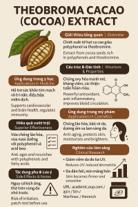 Theobroma Cacao Cocoa Extract La Hoat Chat Gi Cong Dung Trong Duoc My Pham