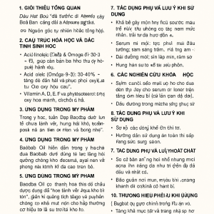 Baobab Oil La Hoat Chat Gi Cong Dung Trong Duoc My Pham