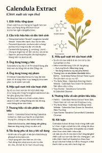 Calendula Extract La Hoat Chat Gi Cong Dung Trong Duoc My Pham