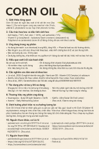 Corn Oil La Hoat Chat Gi Cong Dung Trong Duoc My Pham