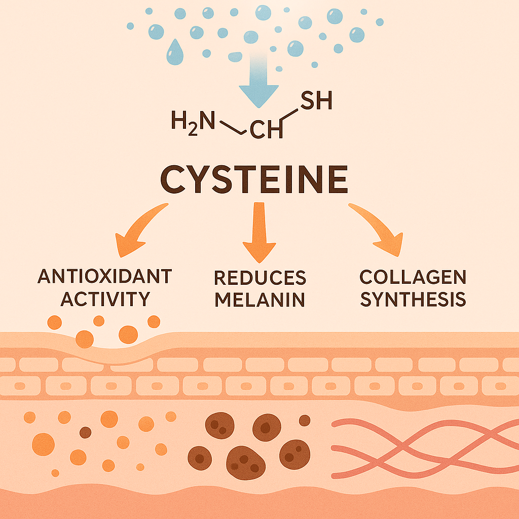 Cysteine La Hoat Chat Gi Cong Dung Trong Duoc My Pham
