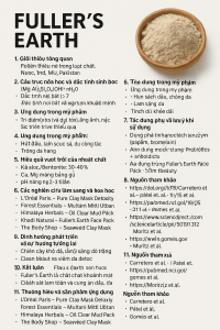 Fullers Earth La Hoat Chat Gi Cong Dung Trong Duoc My Pham
